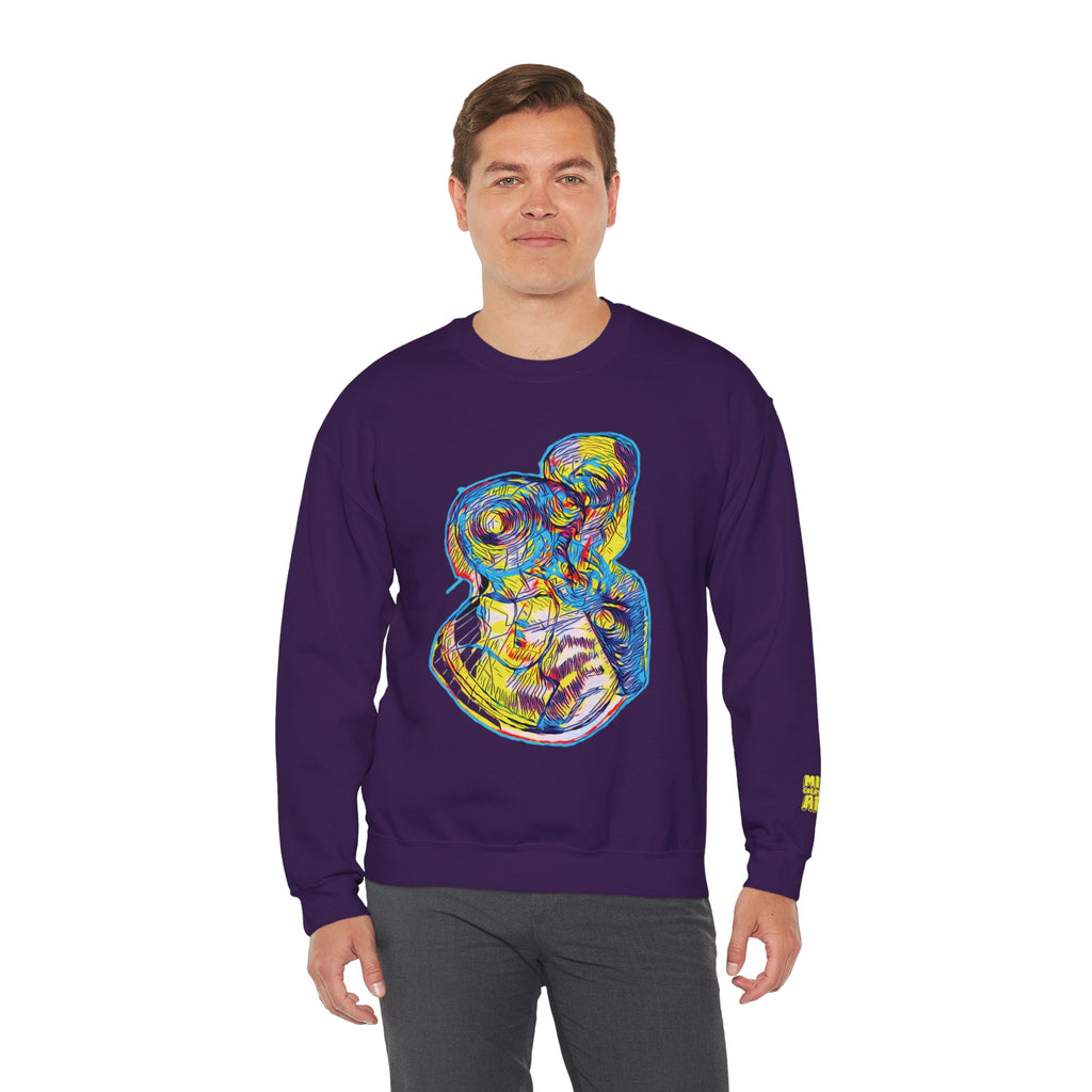 Curiosity (Neon) Unisex Heavy Blend™ Crewneck Sweatshirt