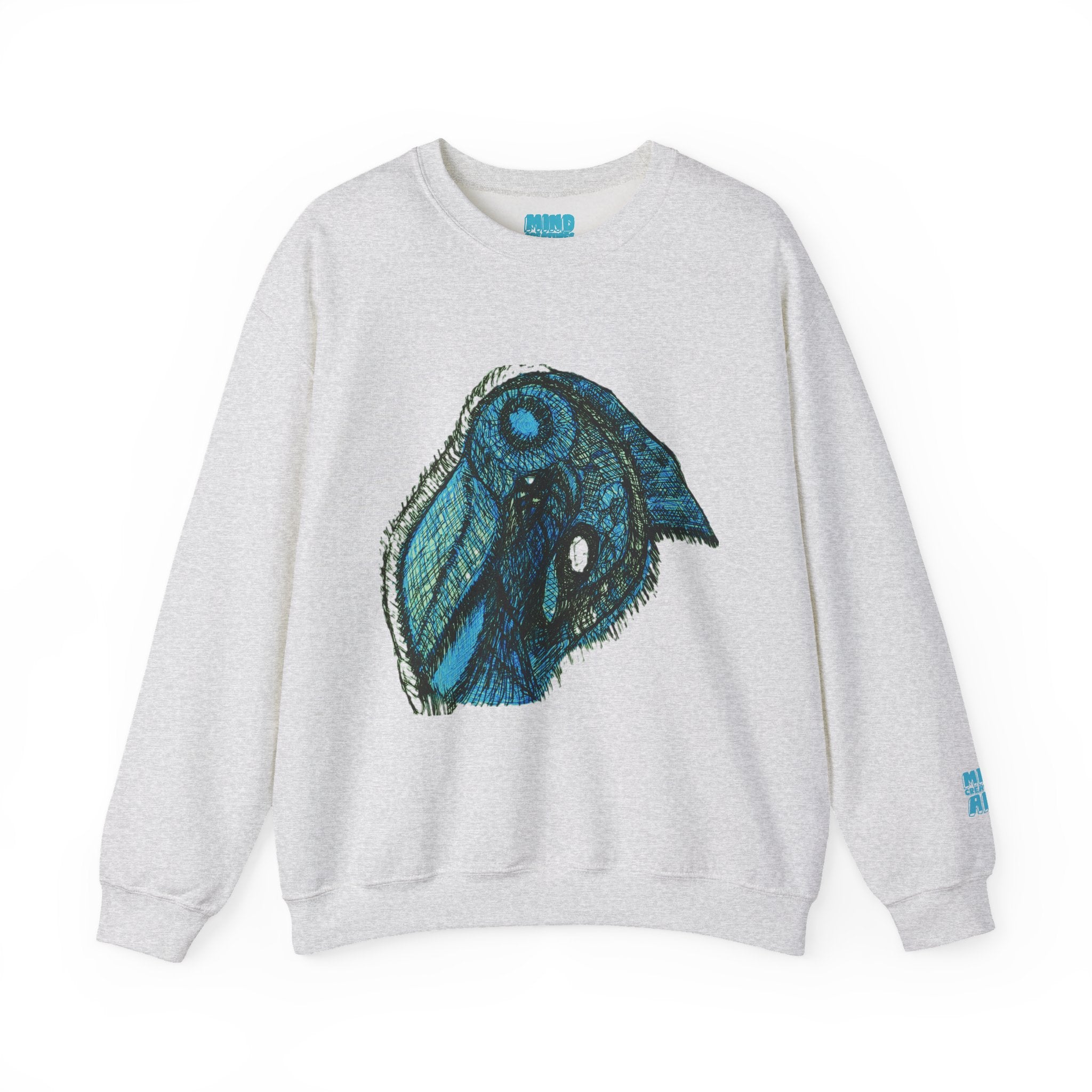 Who Are You? (Teal) Unisex Heavy Blend™ Crewneck Sweatshirt