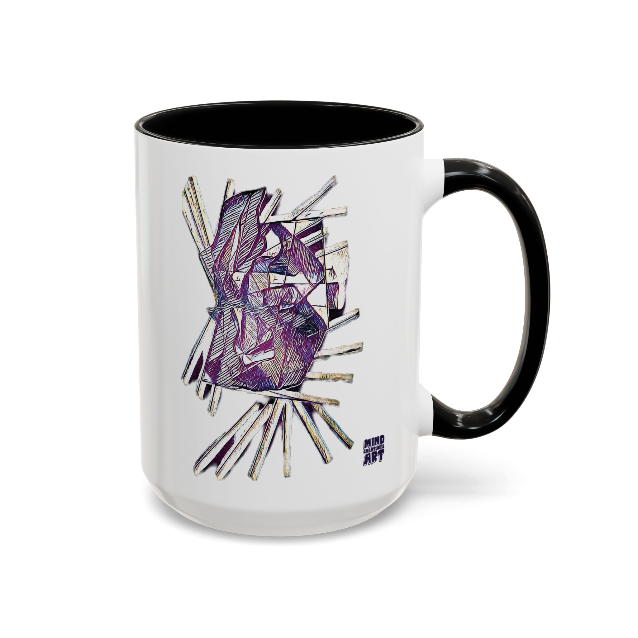 Lightspeed (Purple) Accent Coffee Mug (11oz, 15oz)
