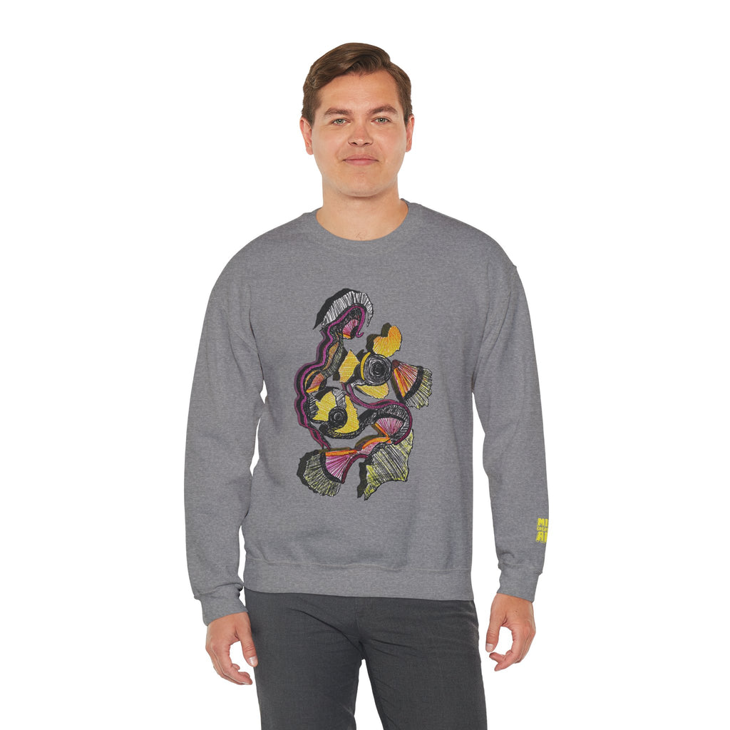 Crimson Teacher Unisex Heavy Blend™ Crewneck Sweatshirt