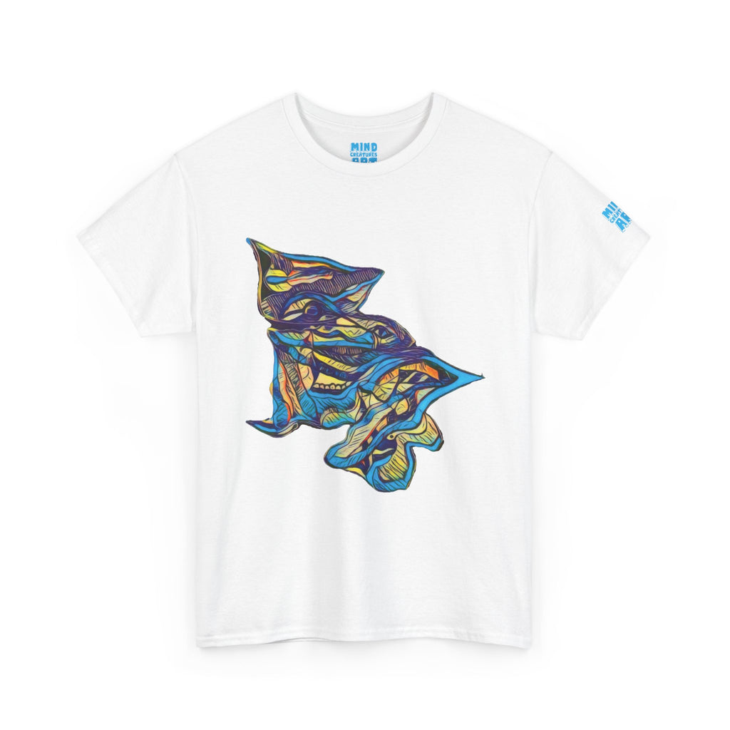 Cheshire (Blue & Yellow) Unisex Heavy Cotton Tee