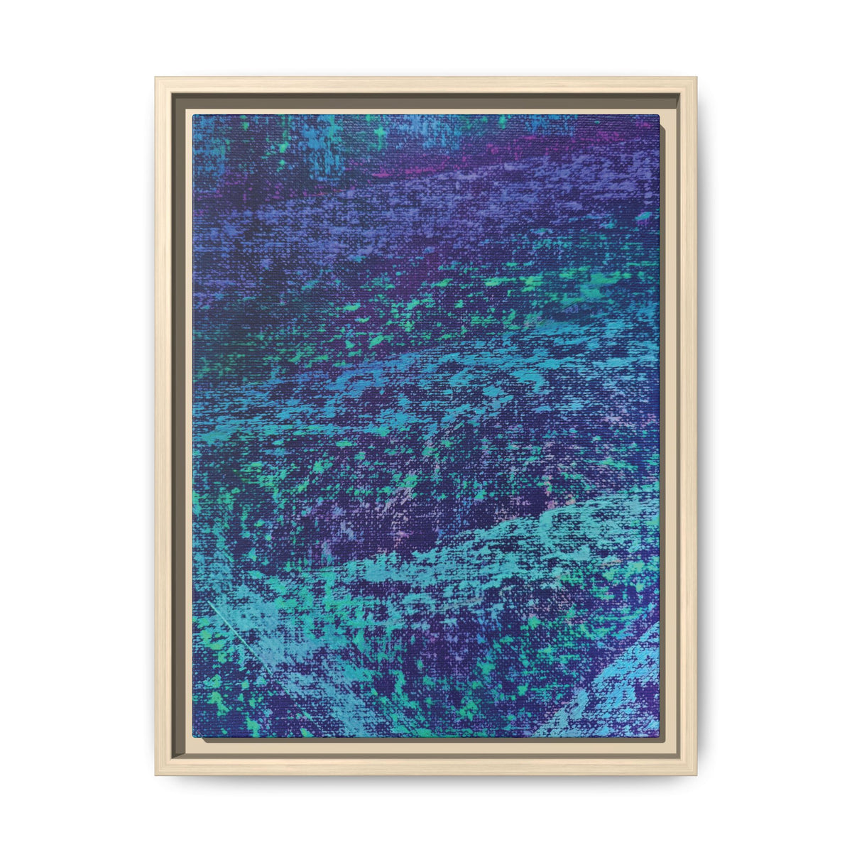 Lagoon Matte Canvas, Framed