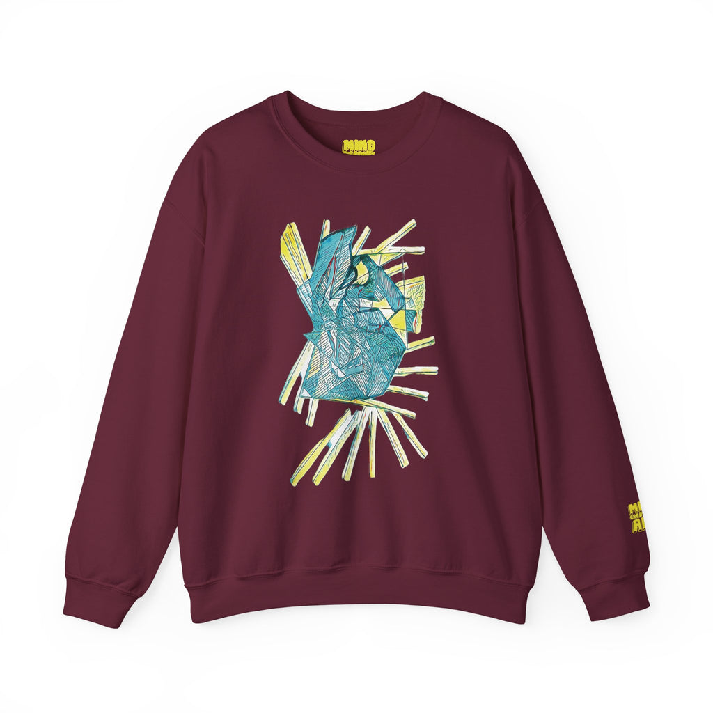 Lightspeed (Aqua) Unisex Heavy Blend™ Crewneck Sweatshirt