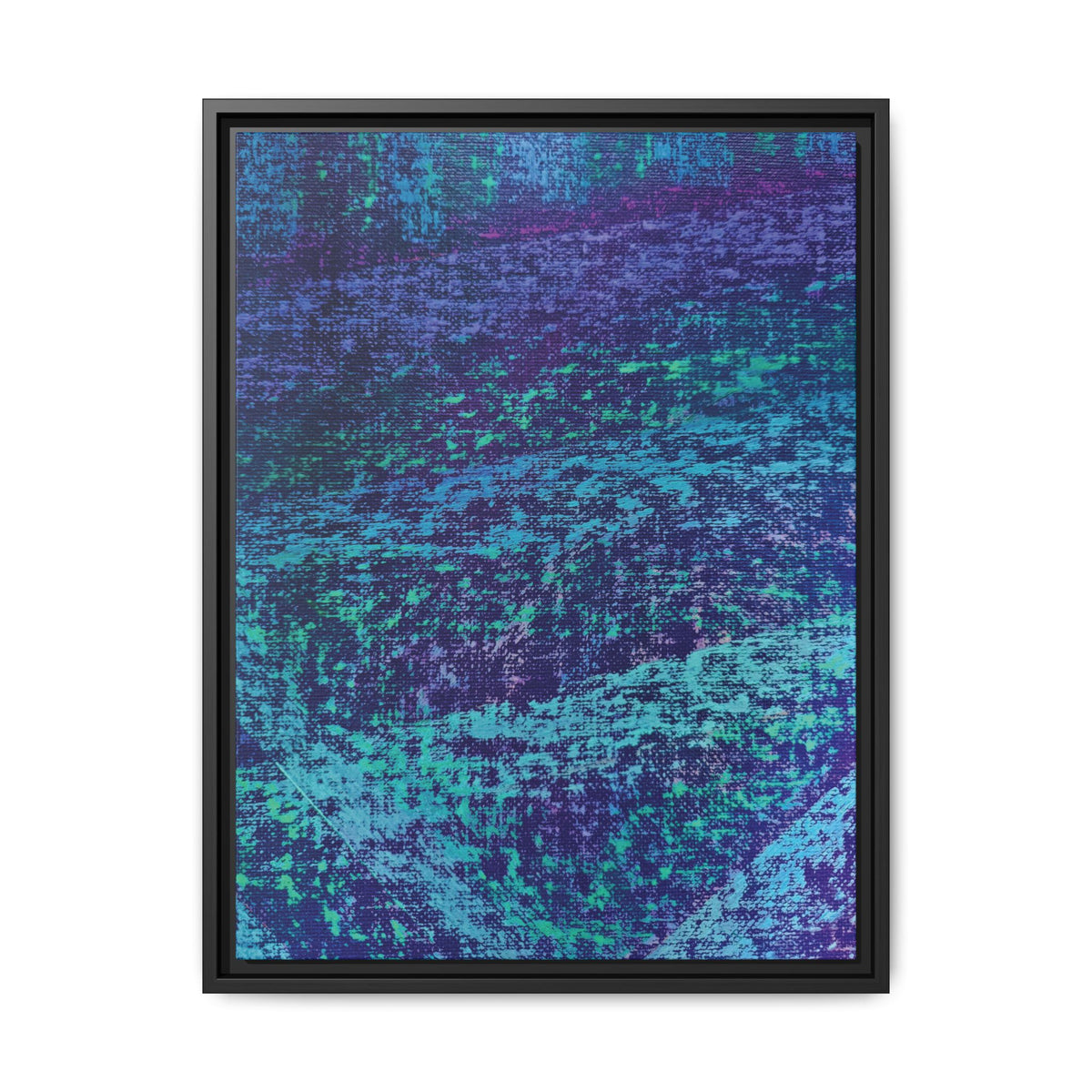 Lagoon Matte Canvas, Framed