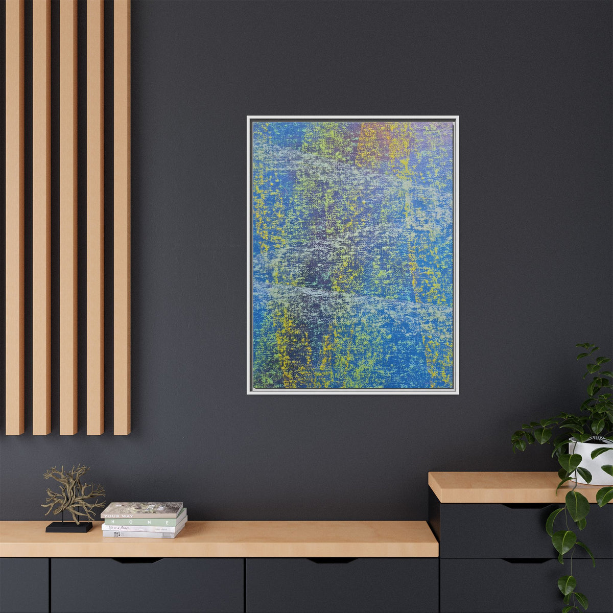 Hazy Matte Canvas, Framed
