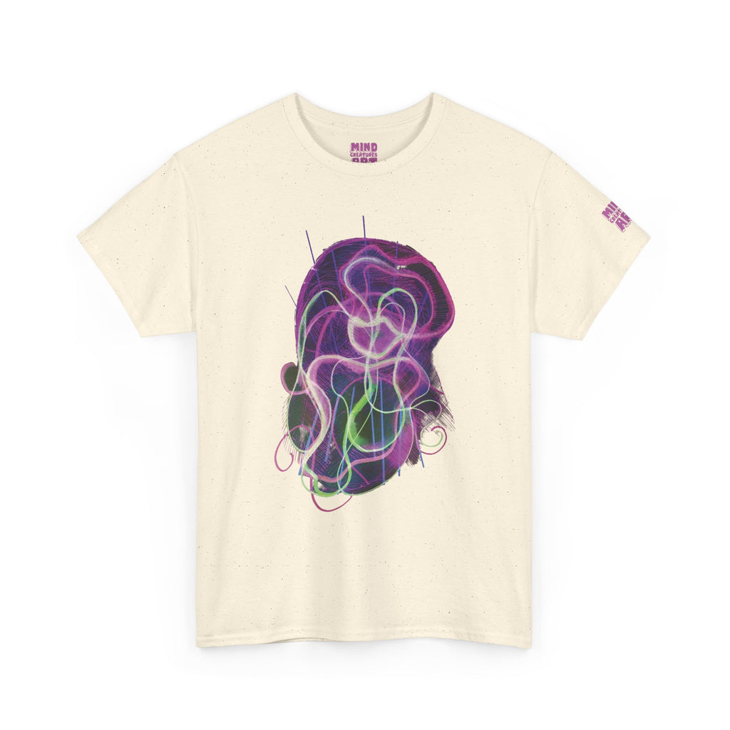 Davy Jones (Electric Purple) Unisex Heavy Cotton Tee