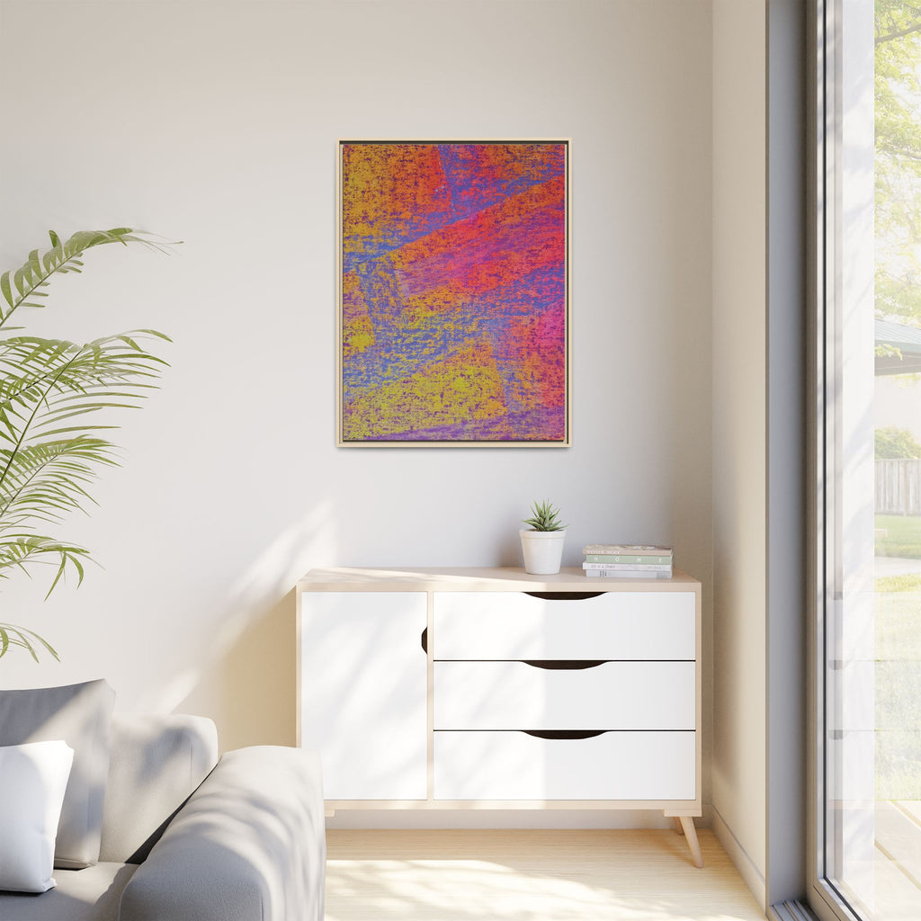 Sunset Matte Canvas, Framed