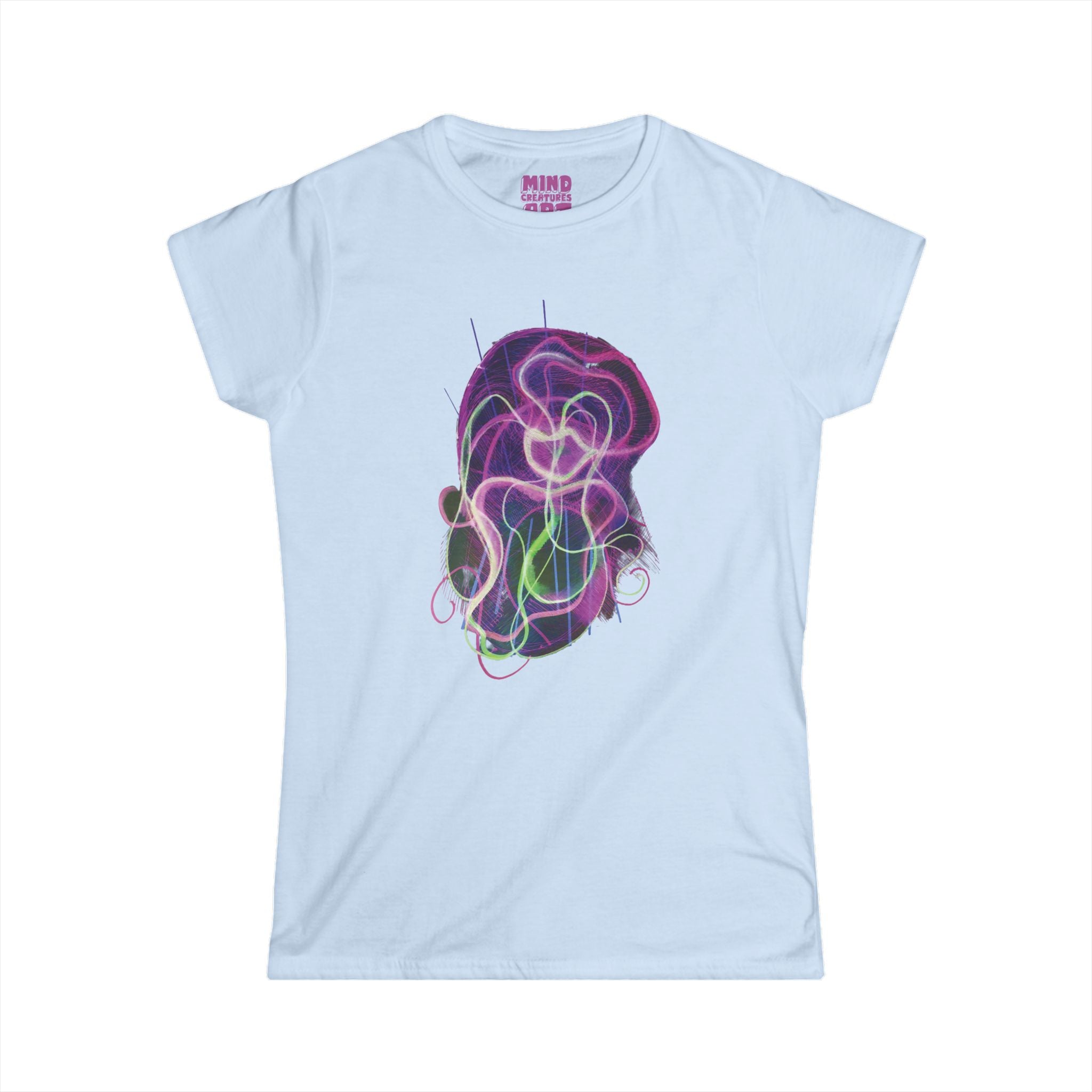 Davy Jones (Electric Purple) Women's Softstyle Tee