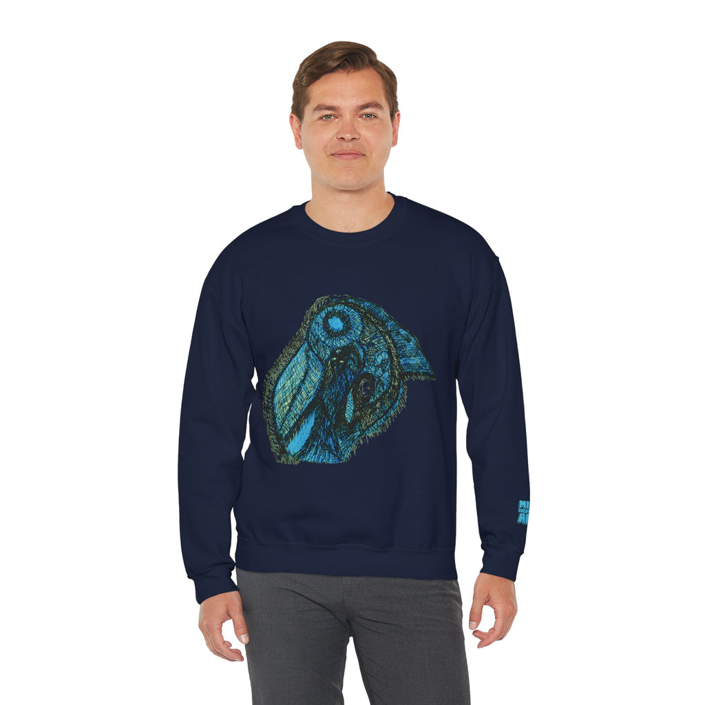 Who Are You? (Teal) Unisex Heavy Blend™ Crewneck Sweatshirt