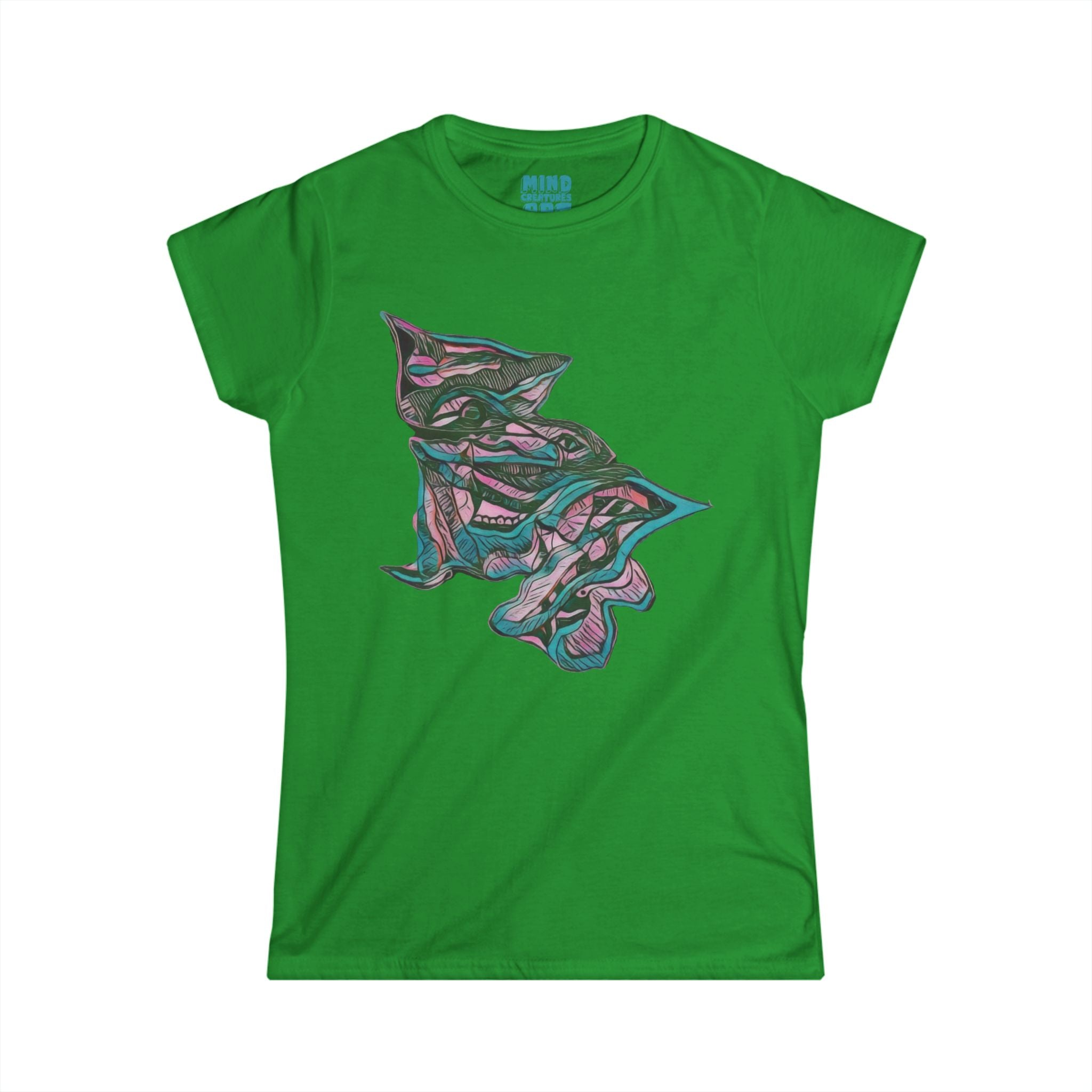 Cheshire (Pink & Teal) Women's Softstyle Tee