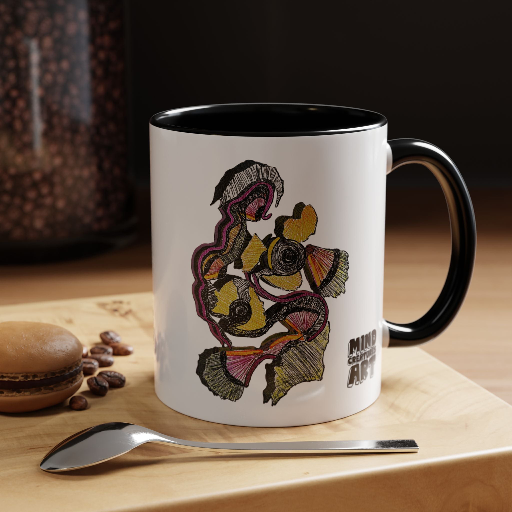 Crimson Teacher Accent Coffee Mug (11oz, 15oz)
