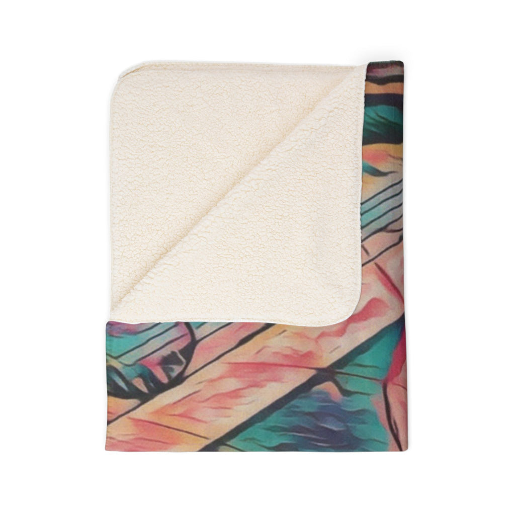 Love Fleece Sherpa Blanket