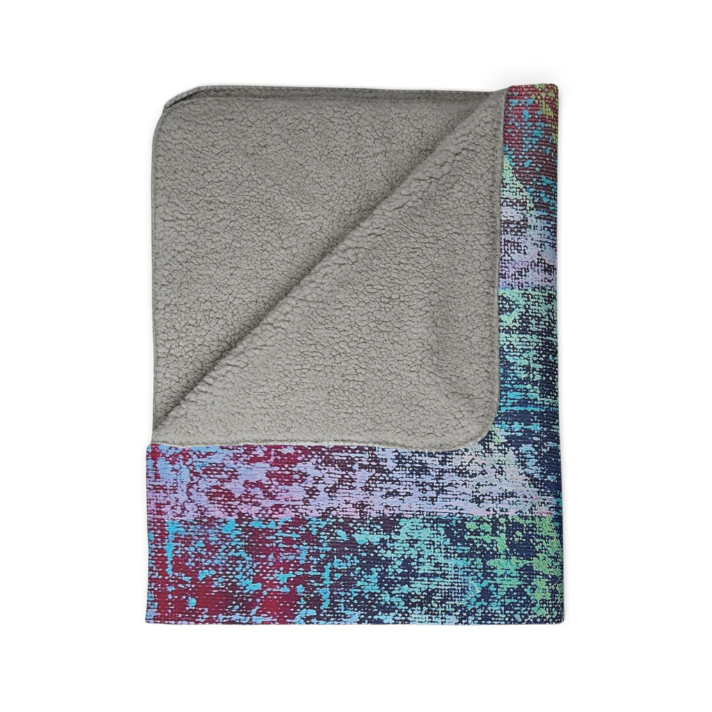 Elocution Fleece Sherpa Blanket