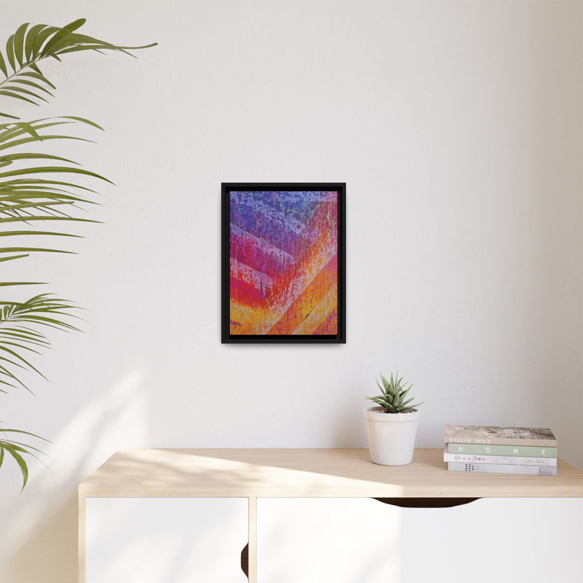 Structure Matte Canvas, Framed