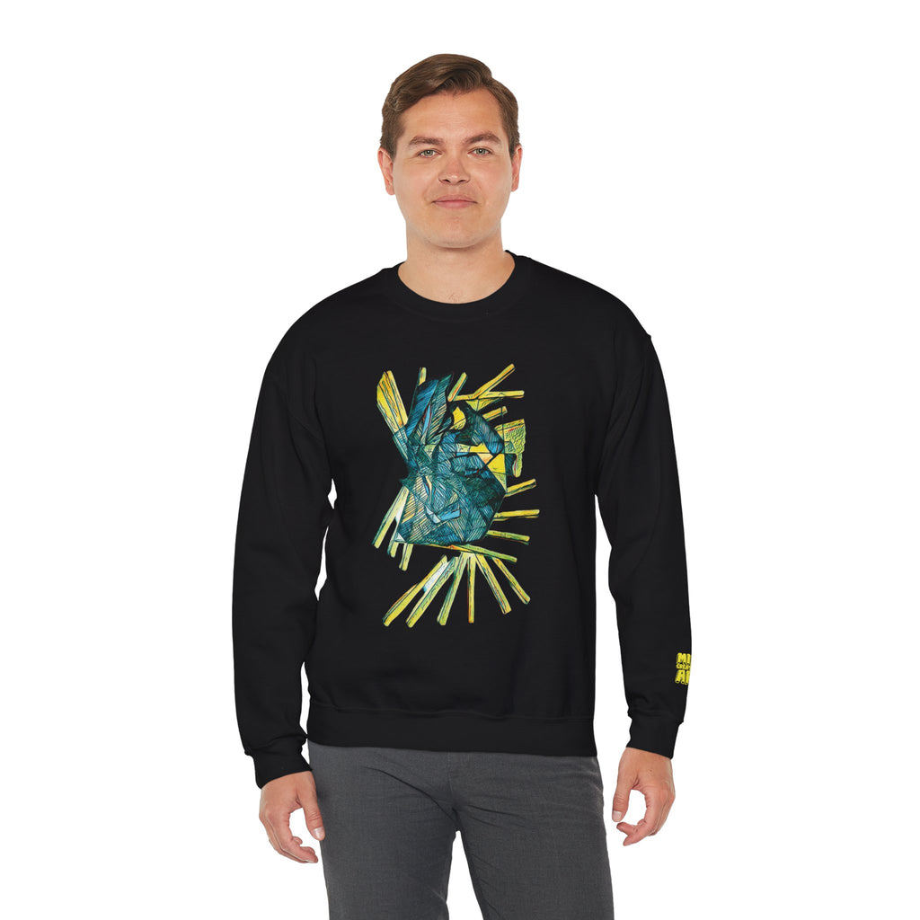 Lightspeed (Teal) Unisex Heavy Blend™ Crewneck Sweatshirt