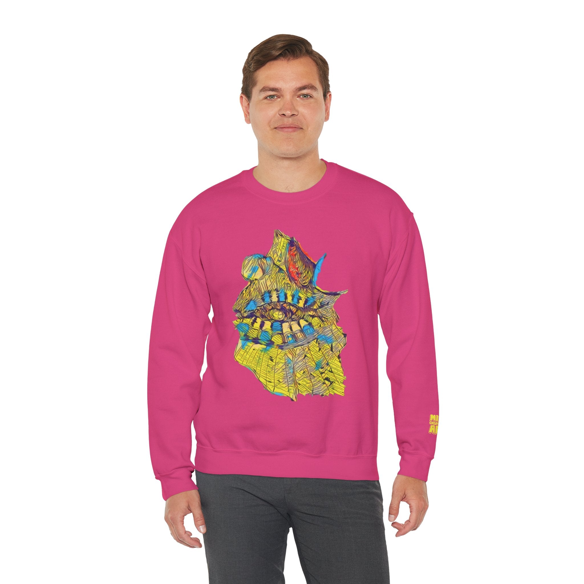 Hypnagogic (Neon) Unisex Heavy Blend™ Crewneck Sweatshirt