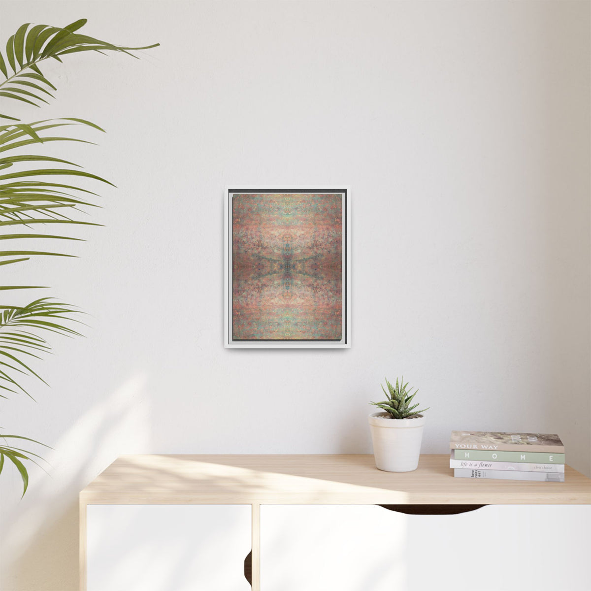 Hourglass Matte Canvas, Framed