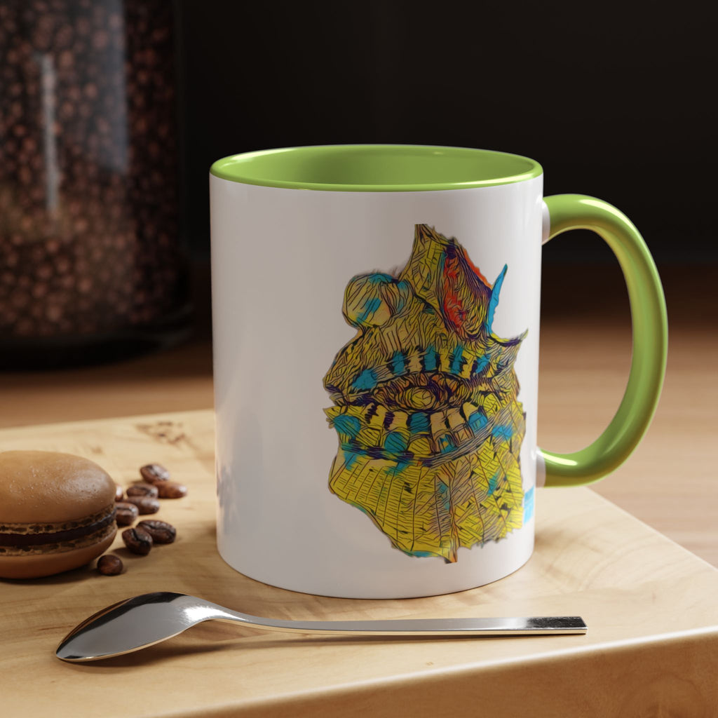 Hypnagogic (Neon) Accent Coffee Mug (11oz, 15oz)