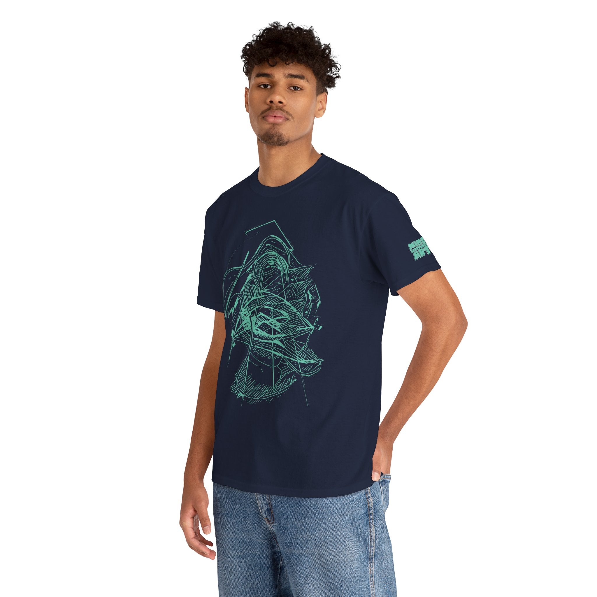 Dive Reflex (Teal) Unisex Heavy Cotton Tee