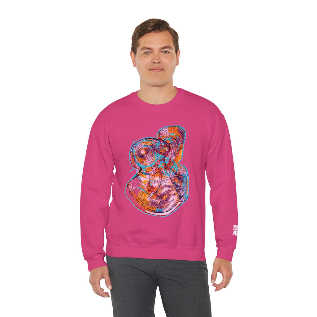 Curiosity (Pink) Unisex Heavy Blend™ Crewneck Sweatshirt
