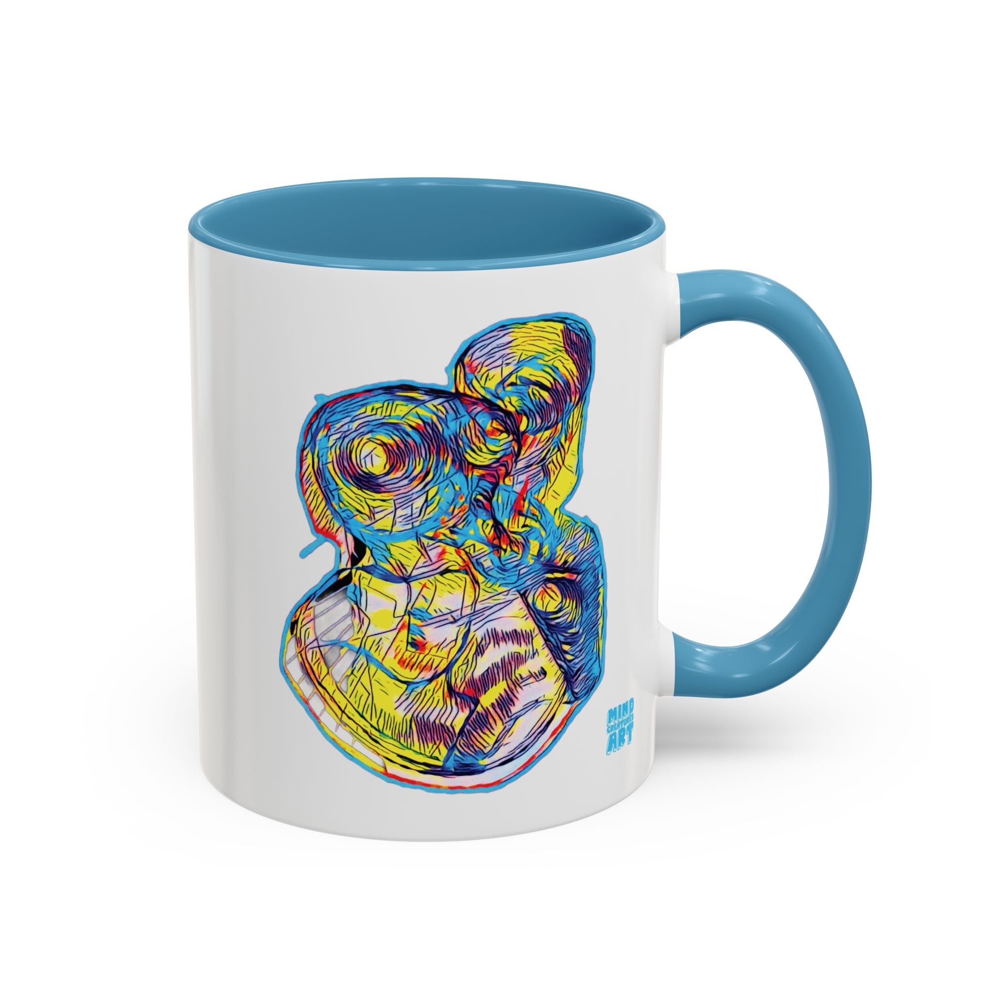 Curiosity (Neon) Accent Coffee Mug (11oz, 15oz)
