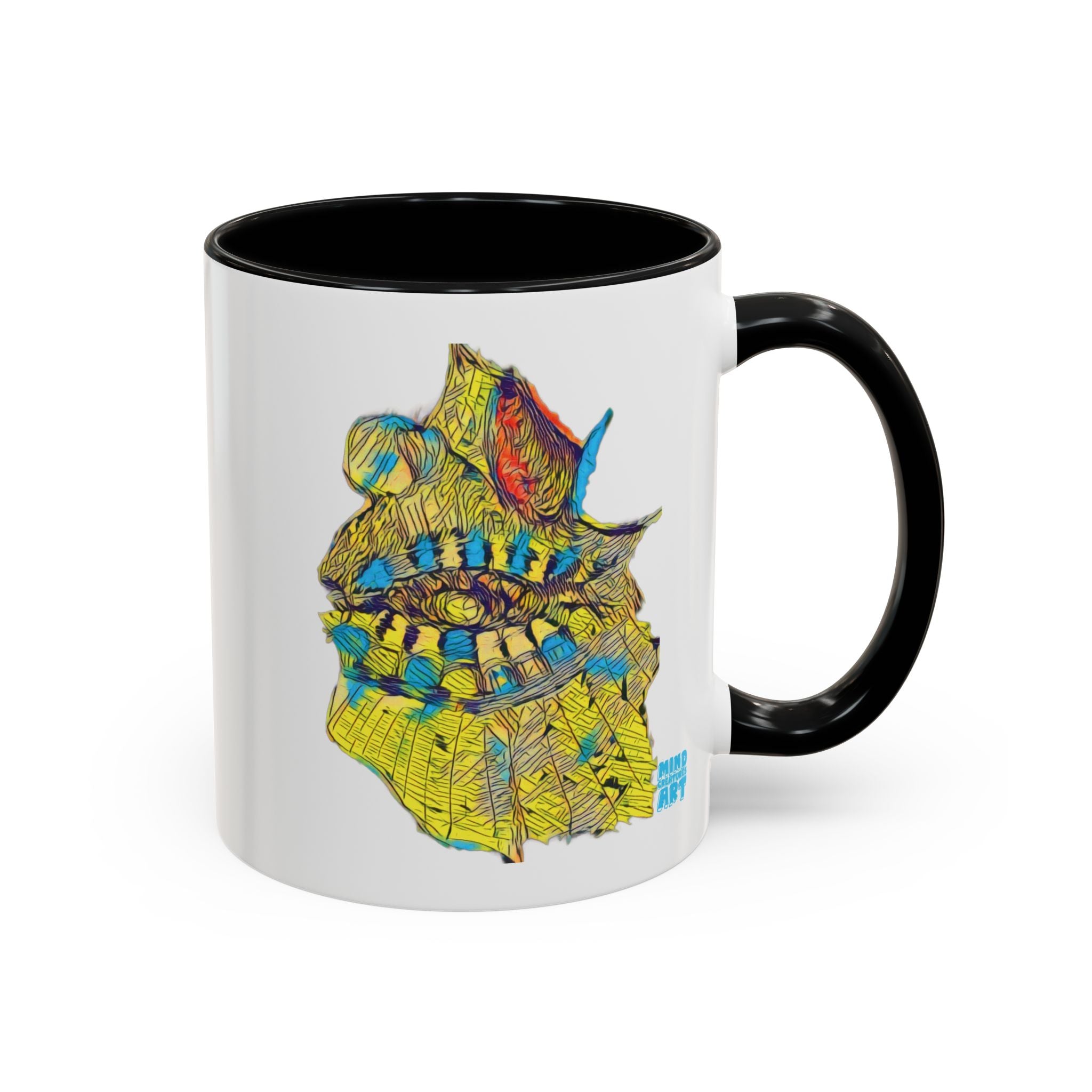 Hypnagogic (Neon) Accent Coffee Mug (11oz, 15oz)