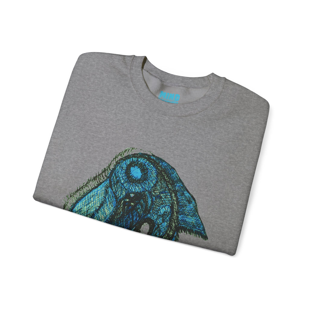 Who Are You? (Teal) Unisex Heavy Blend™ Crewneck Sweatshirt