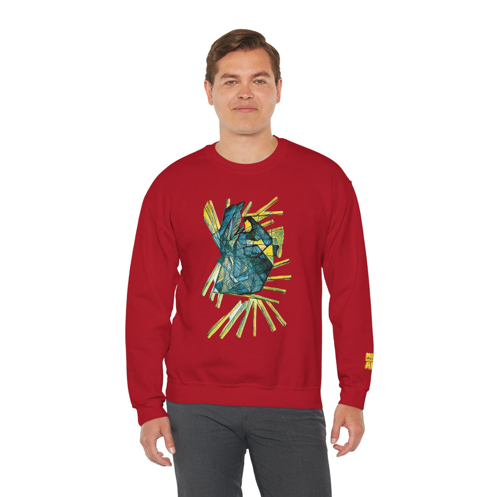 Lightspeed (Teal) Unisex Heavy Blend™ Crewneck Sweatshirt