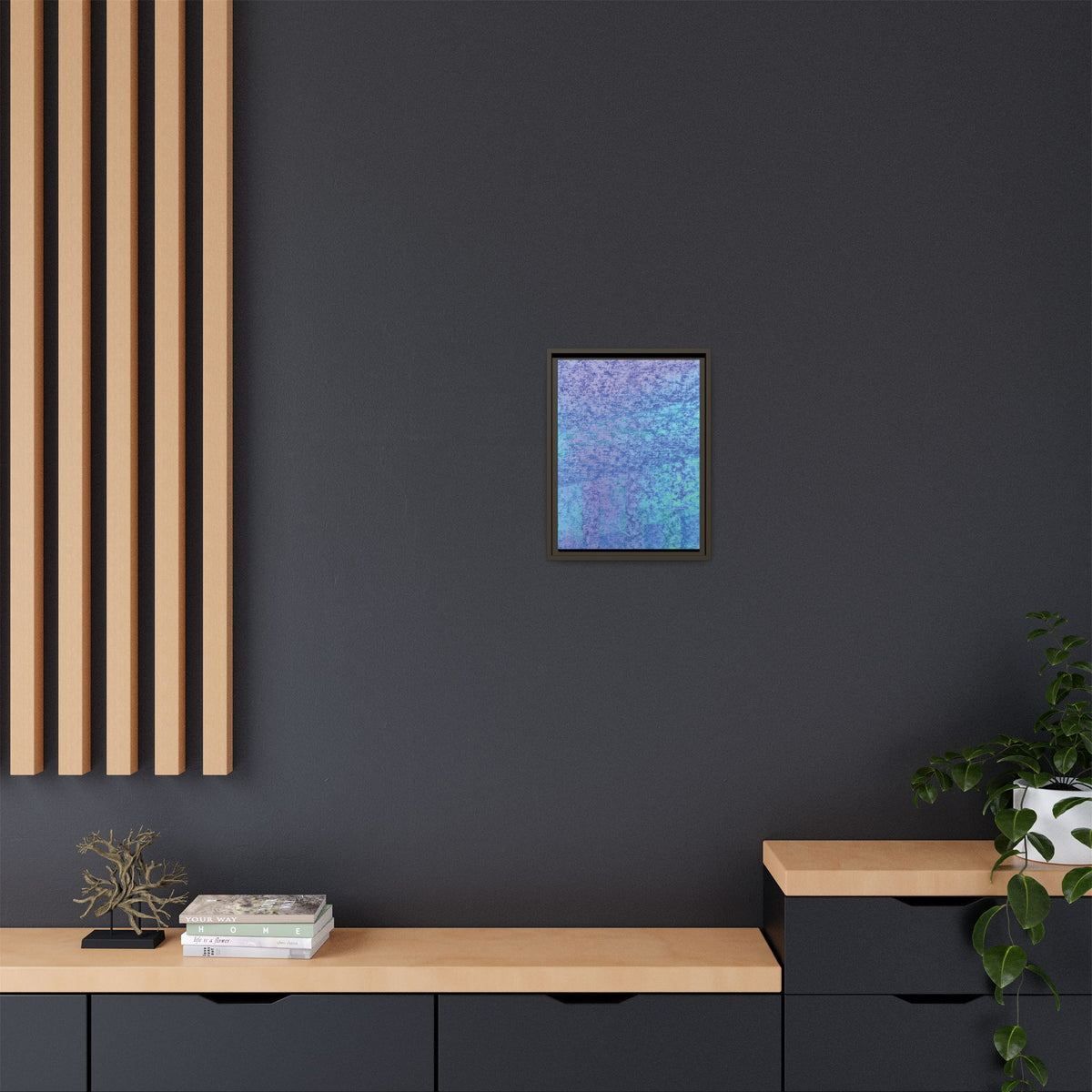 Oceanic (V2) Matte Canvas, Framed