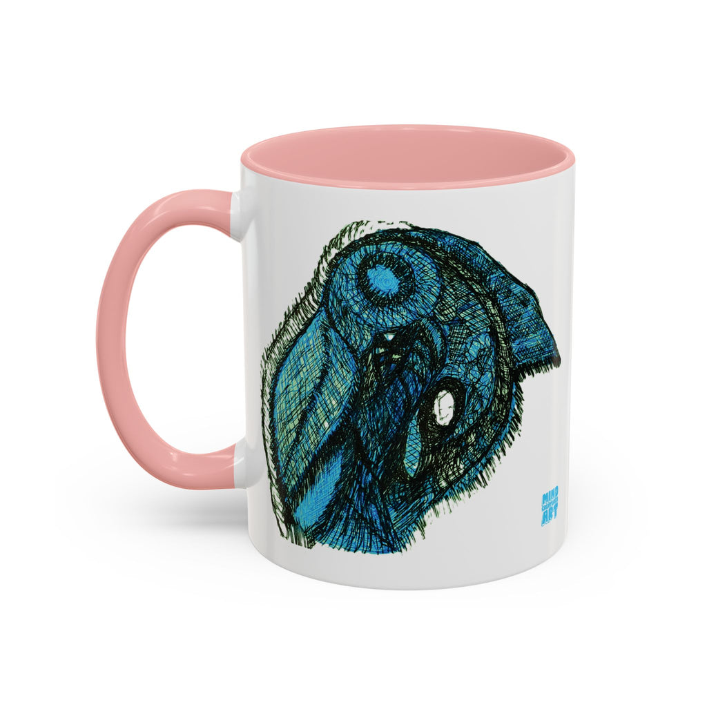 Who Are You? (Teal) Accent Coffee Mug (11oz, 15oz)