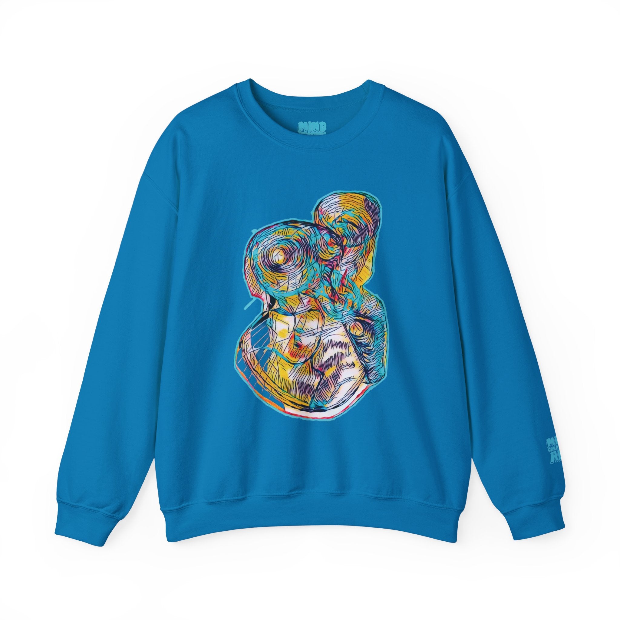 Curiosity (Aqua) Unisex Heavy Blend™ Crewneck Sweatshirt