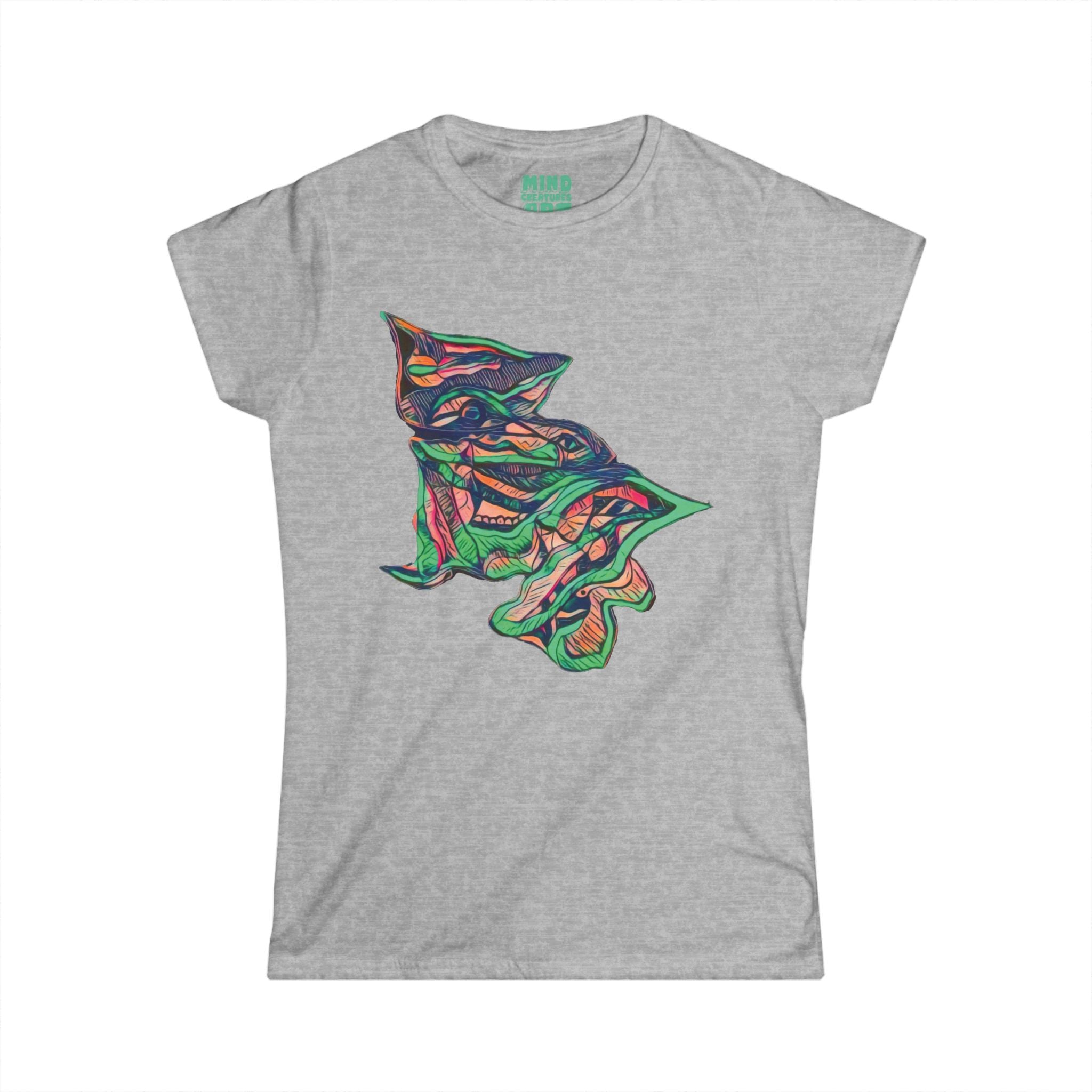 Cheshire (Pink & Seafoam) Women's Softstyle Tee