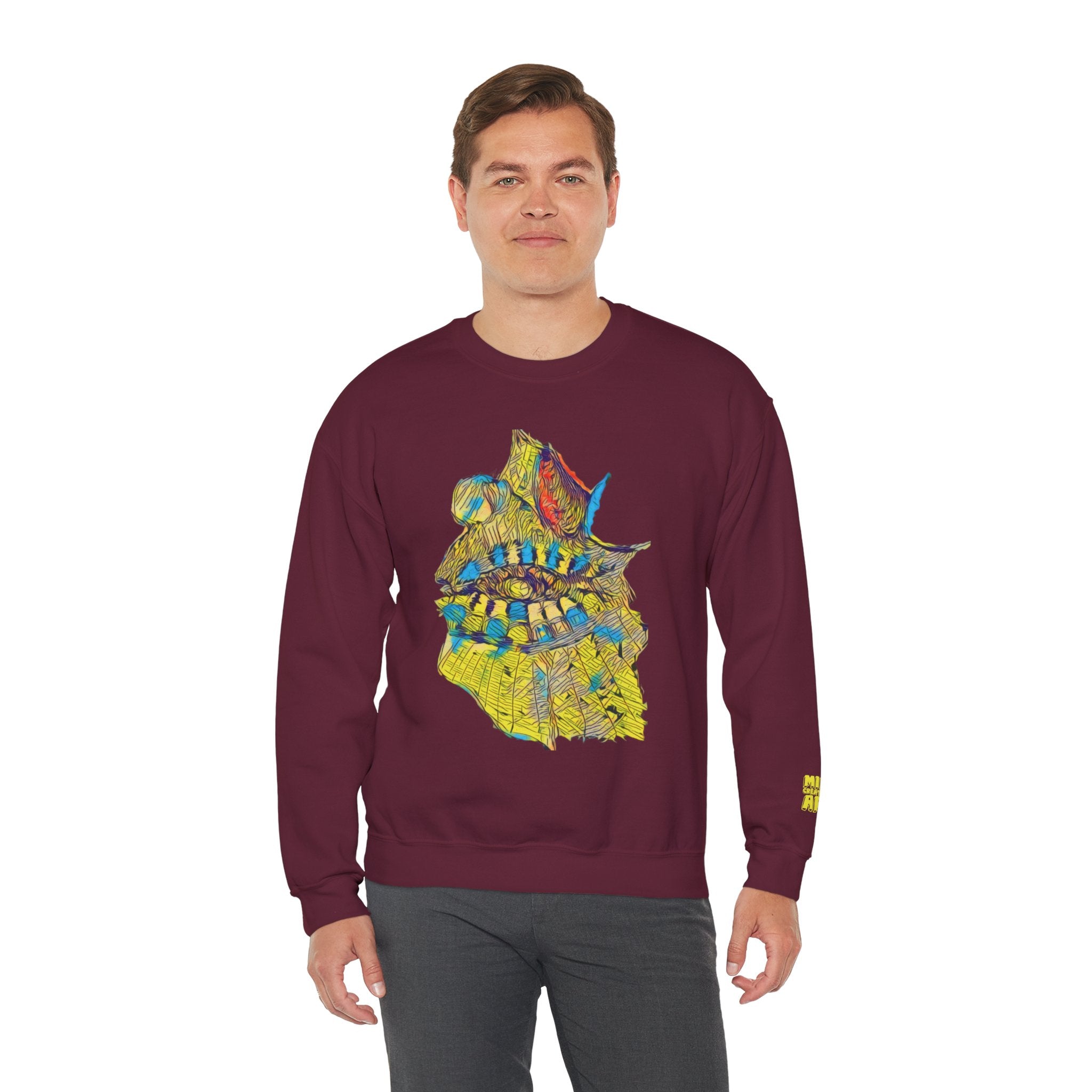 Hypnagogic (Neon) Unisex Heavy Blend™ Crewneck Sweatshirt