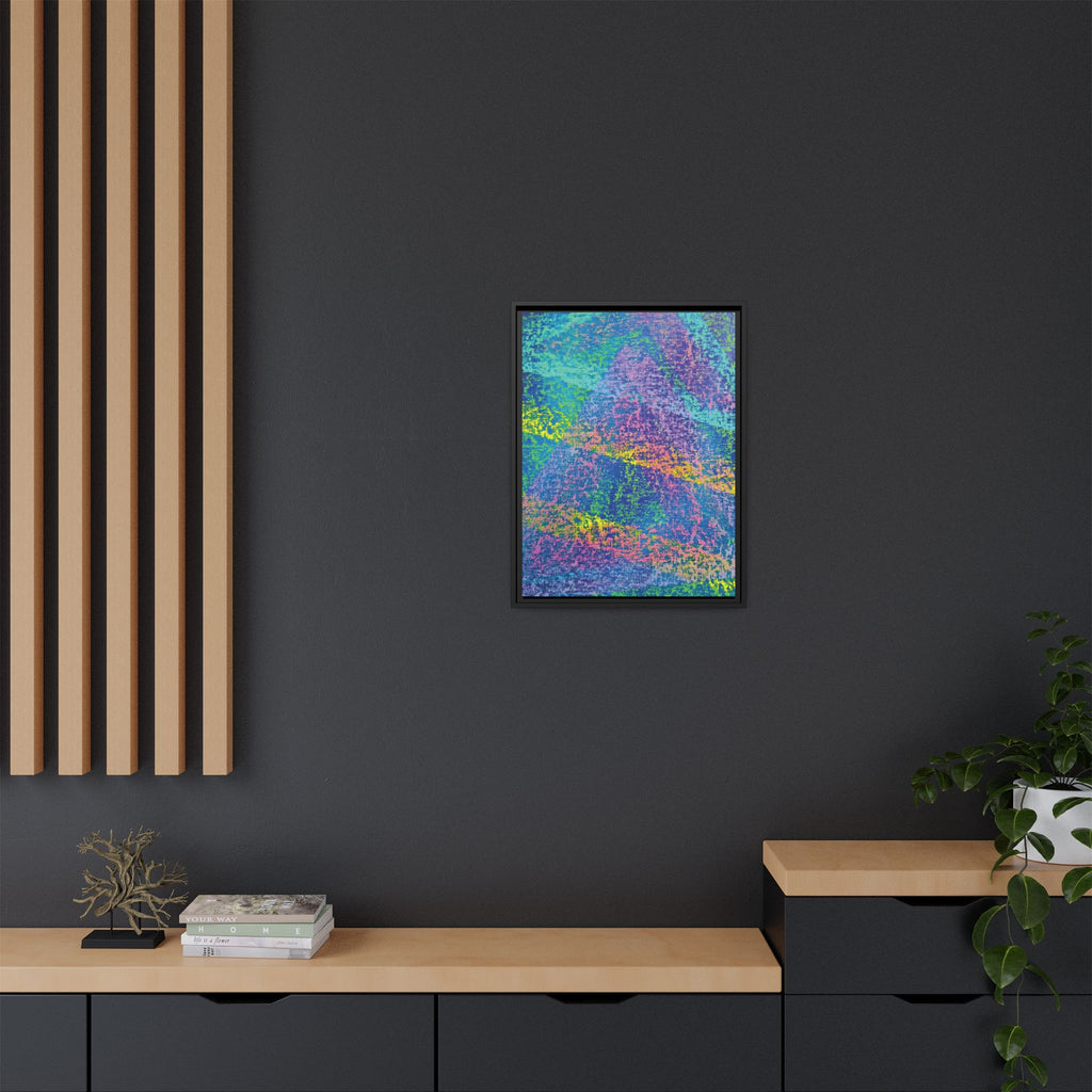 Vapor (V2) Matte Canvas, Framed