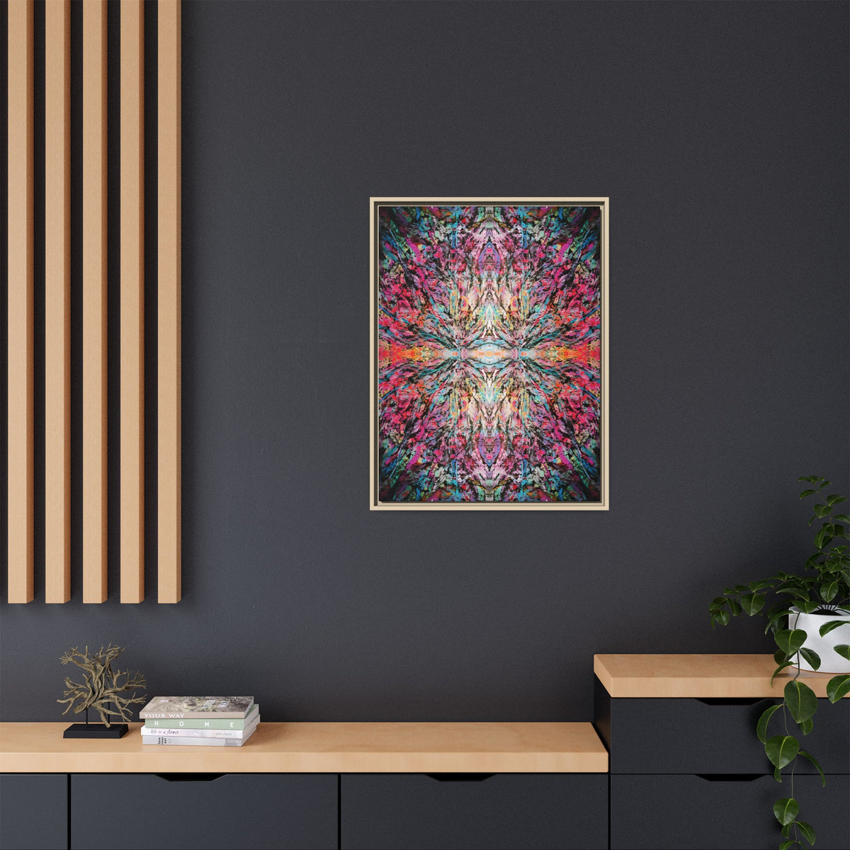 Thunder Matte Canvas, Framed