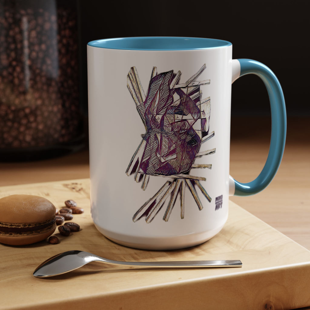 Lightspeed (Purple) Accent Coffee Mug (11oz, 15oz)