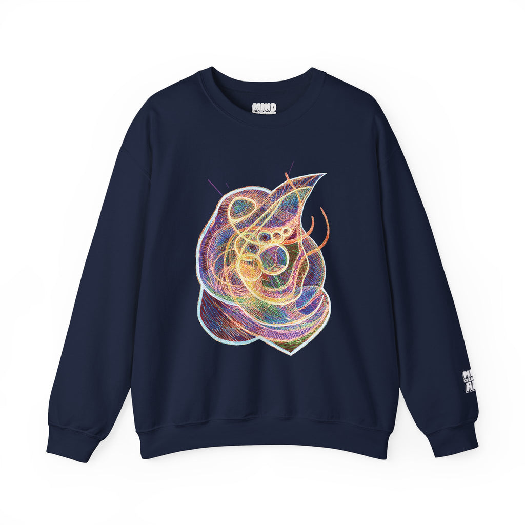 Renewal (Electric Yellow & Purple) Unisex Heavy Blend™ Crewneck Sweatshirt
