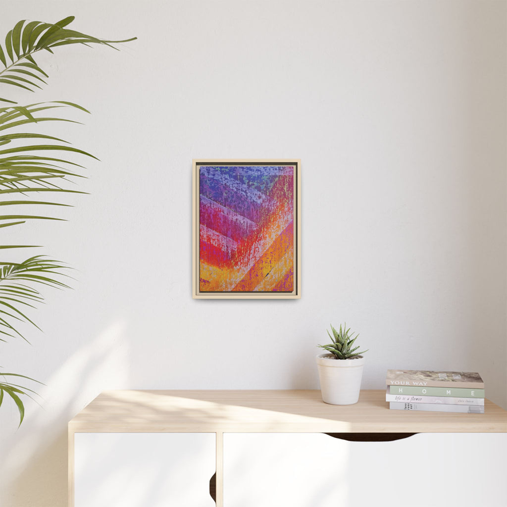 Structure Matte Canvas, Framed