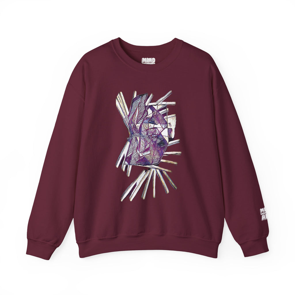 Lightspeed (Purple) Unisex Heavy Blend™ Crewneck Sweatshirt