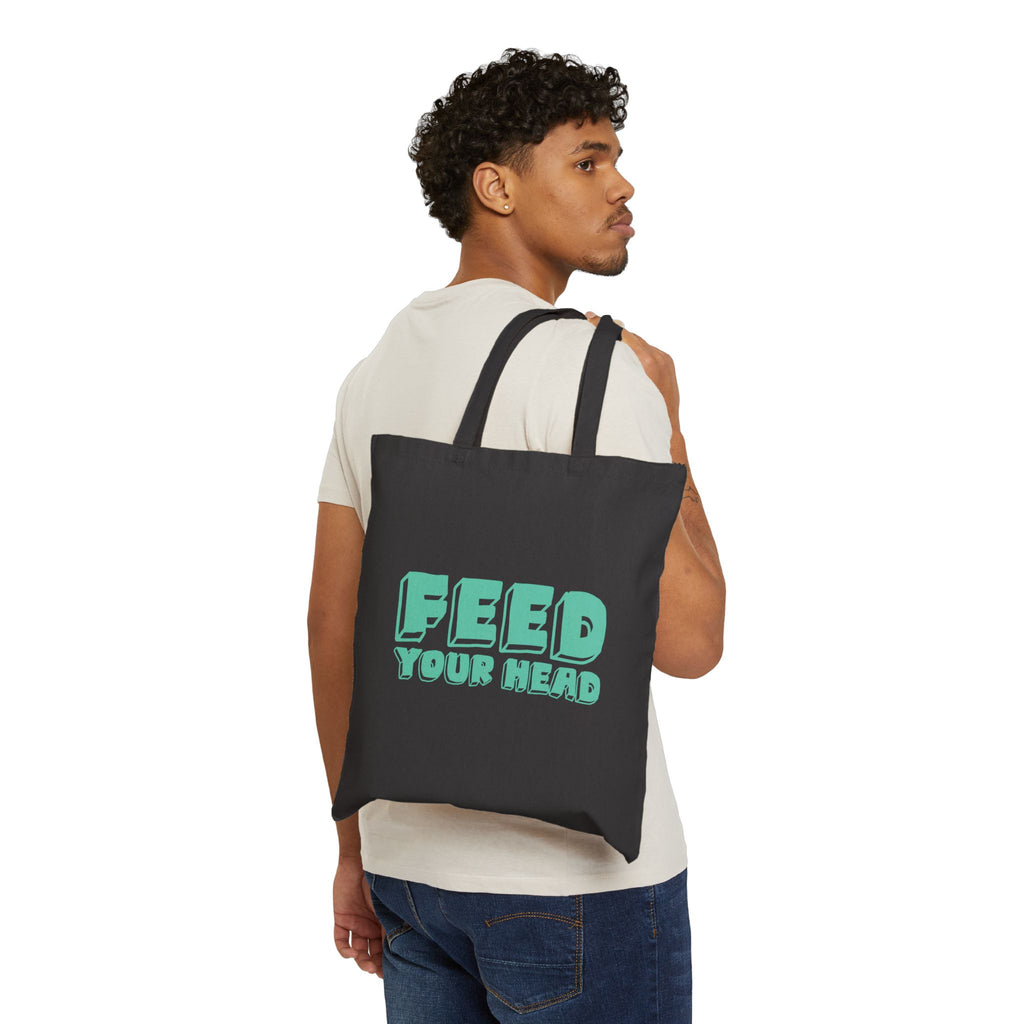 Davy Jones (Teal) Cotton Canvas Tote Bag