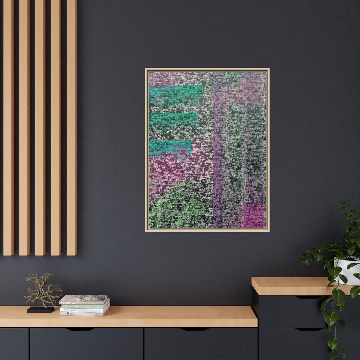 Relativity (V2) Matte Canvas, Framed