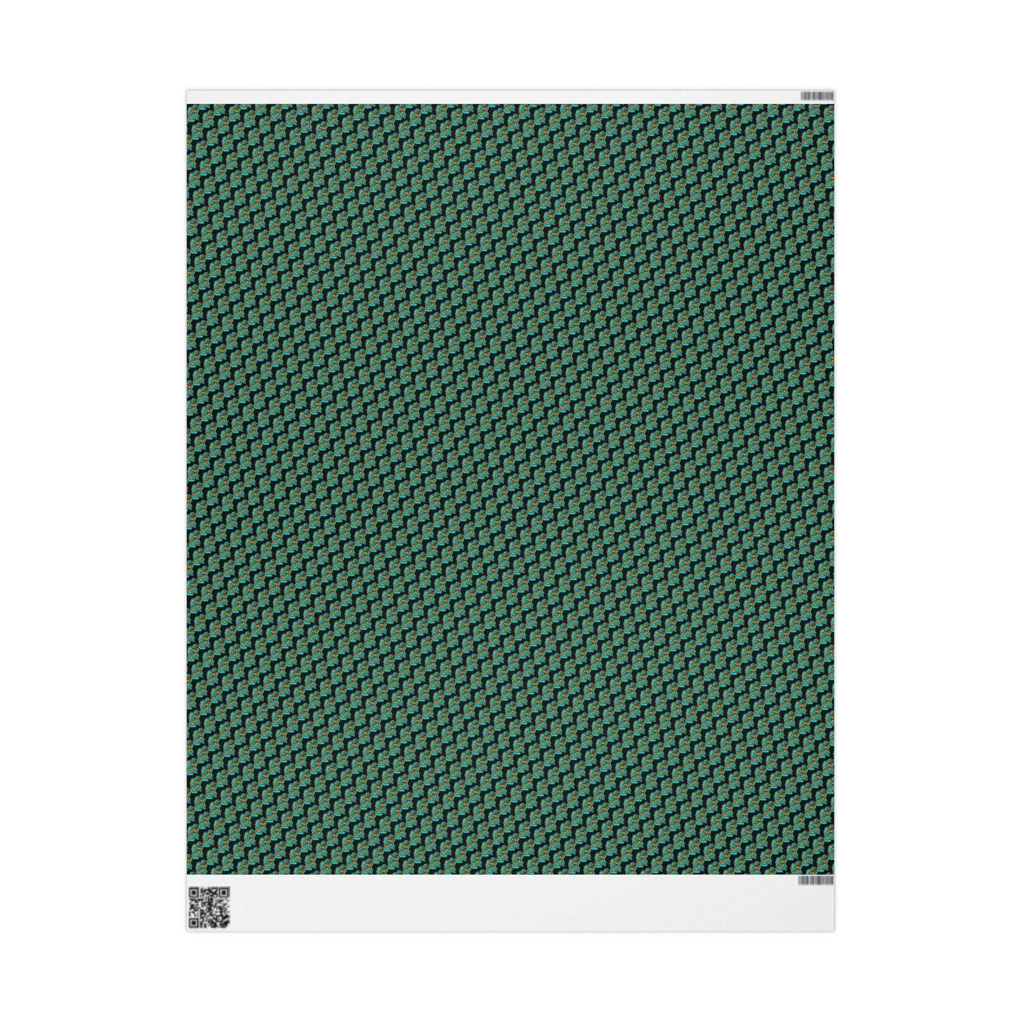 Exploration (Version 2, Black Background) Heavy Wrapping Paper