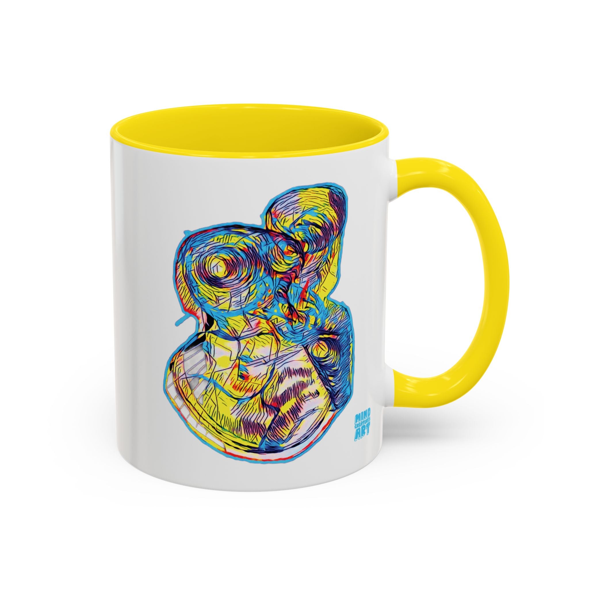 Curiosity (Neon) Accent Coffee Mug (11oz, 15oz)