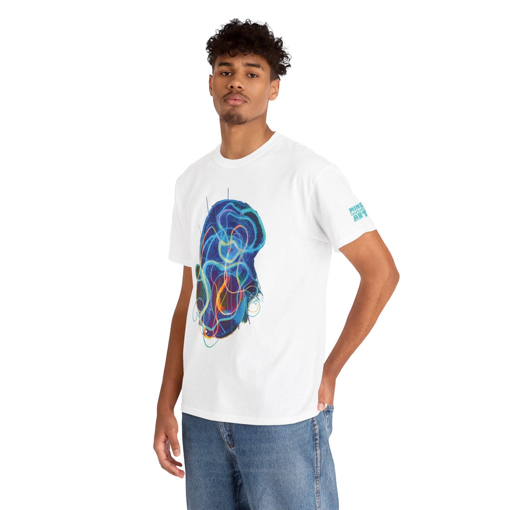 Davy Jones (Electric Blue) Unisex Heavy Cotton Tee