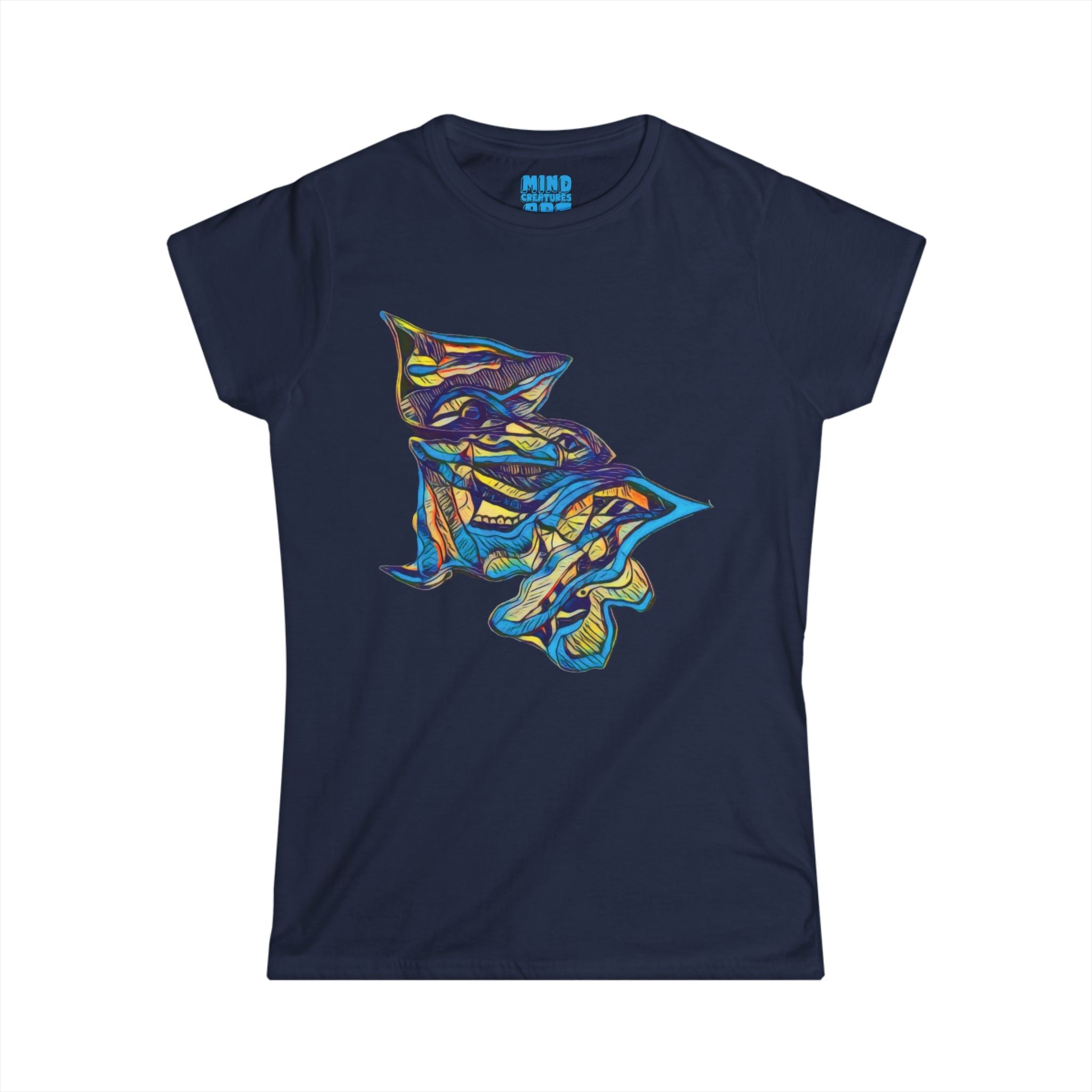 Cheshire (Blue & Yellow) Women's Softstyle Tee