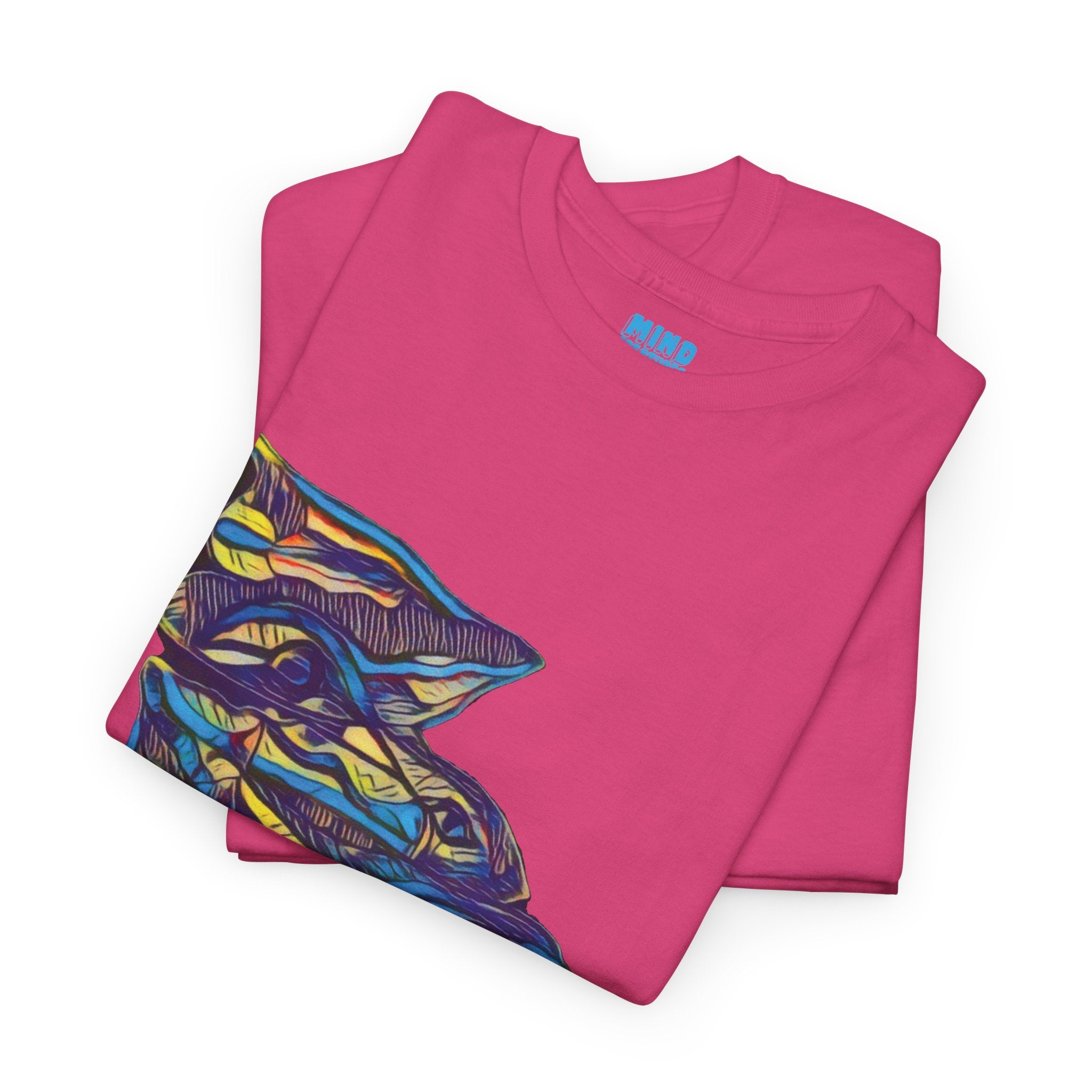 Cheshire (Blue & Yellow) Unisex Heavy Cotton Tee