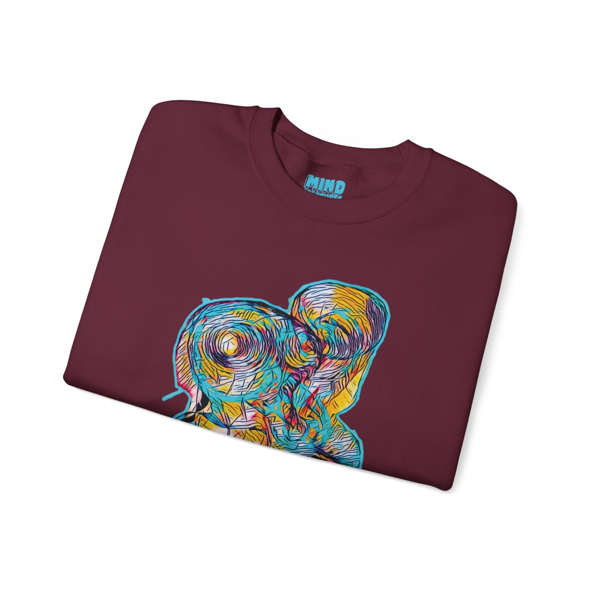 Curiosity (Aqua) Unisex Heavy Blend™ Crewneck Sweatshirt