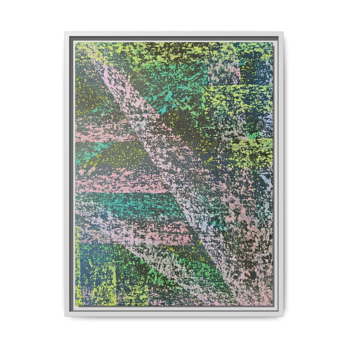 Stream Matte Canvas, Framed