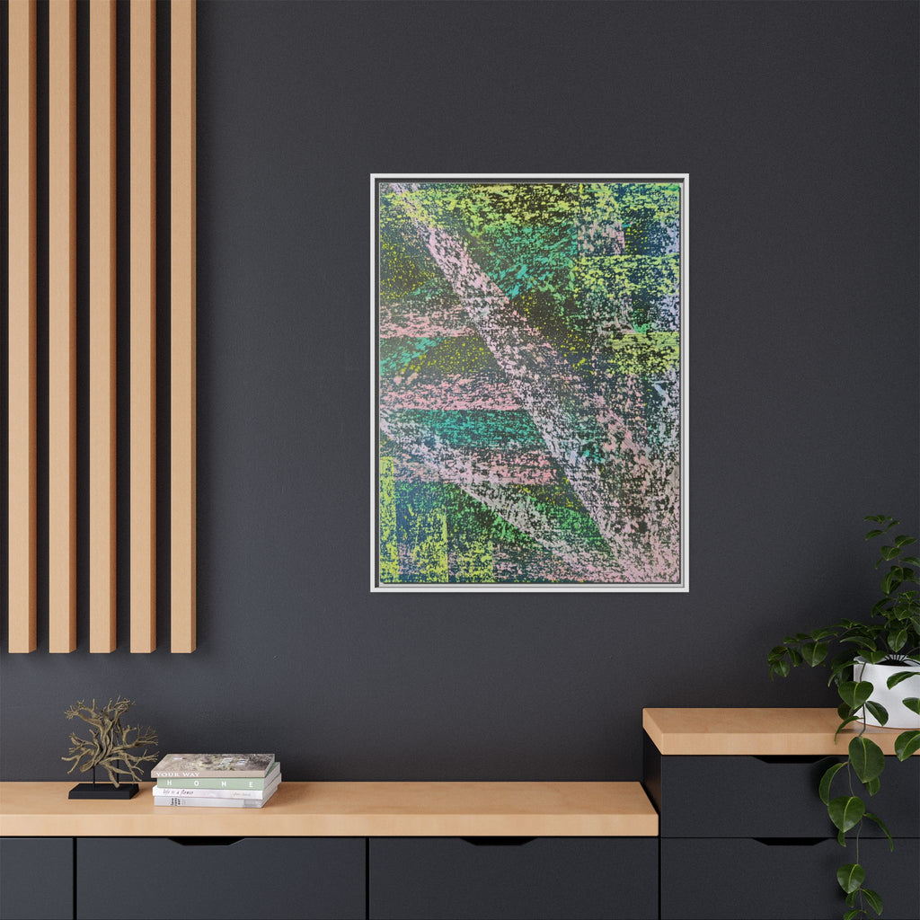 Stream Matte Canvas, Framed