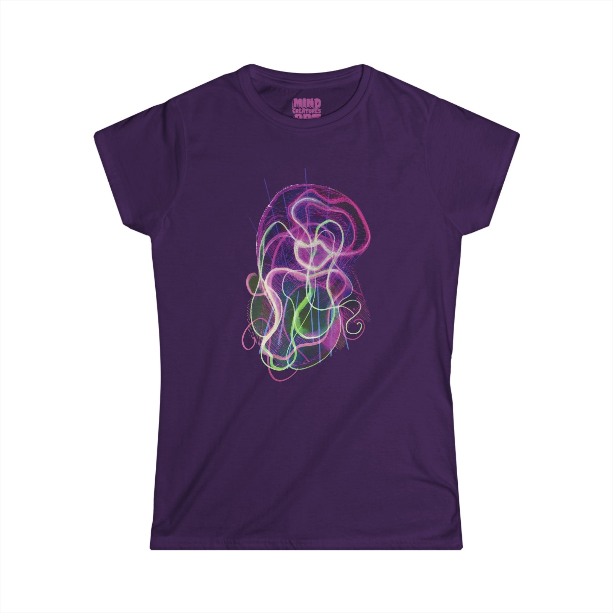 Davy Jones (Electric Purple) Women's Softstyle Tee